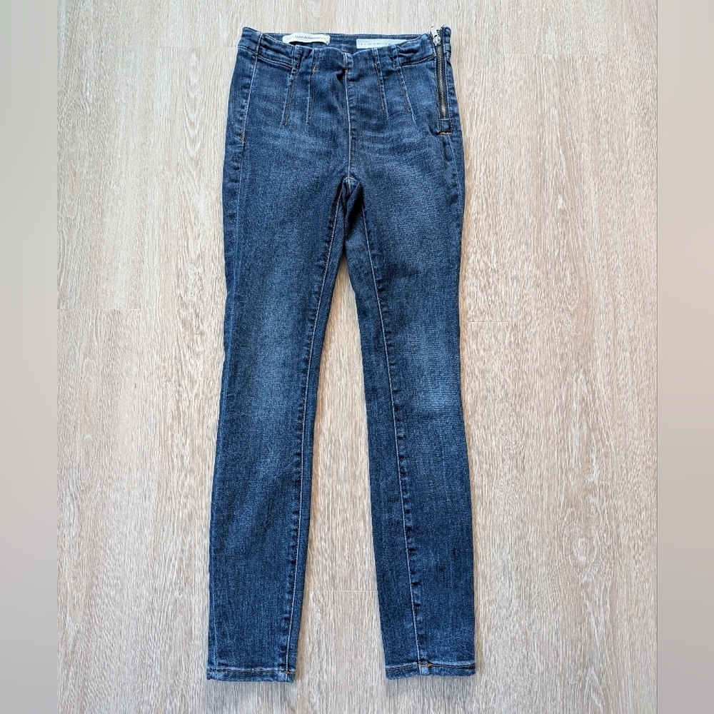 Anthropologie Pilcro And The Letterpress Denim Legging Women's 25 High Rise